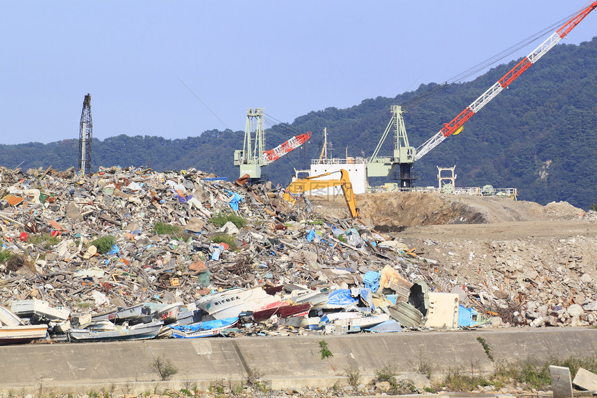 日本东日本大地震灾难恢复 灾后复苏城市损害力量地震救援国家海啸危险图片