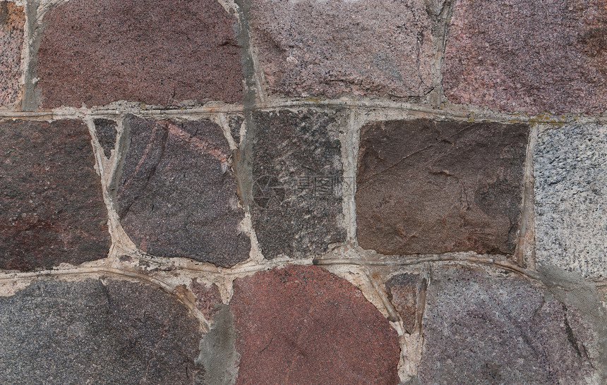 石墙精加工墙纸水泥材料砖墙裂缝装饰房子棕色风格图片