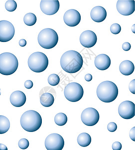泡泡质蓝色艺术气泡圆圈数字装饰品插图背景图片