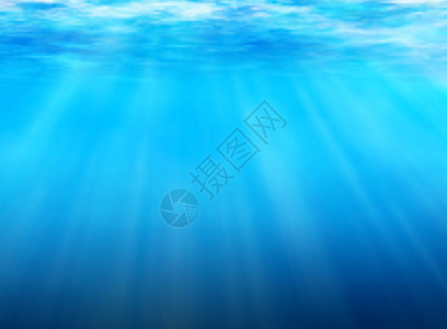 水底背景插图海洋空间警察阳光网格渐变蓝色背景图片