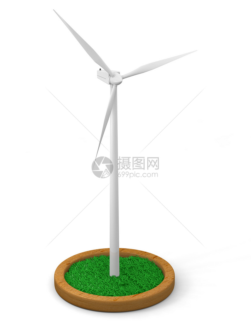 风力涡轮机模型图片