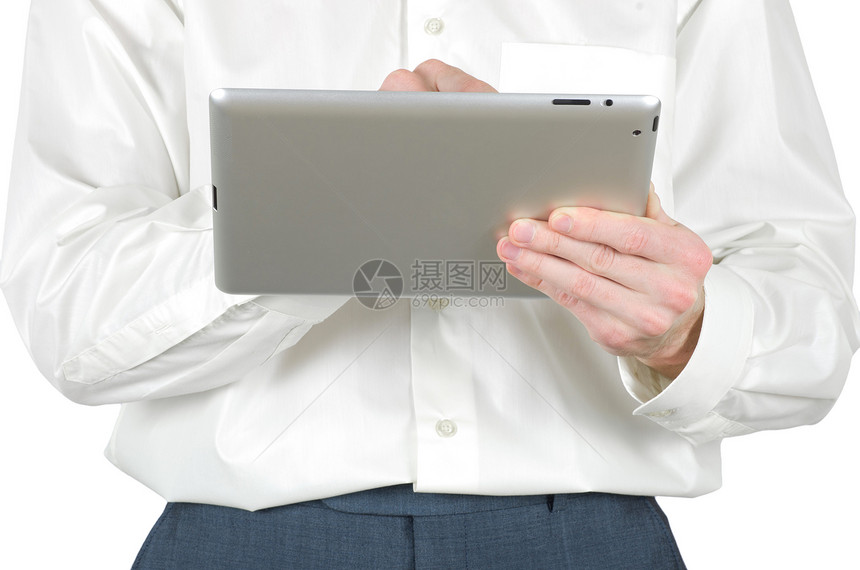 电脑平板电脑展示手指软垫互联网人士笔记本技术触摸屏监视器屏幕图片