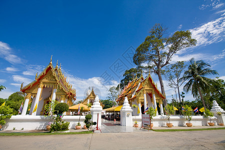 大城府泰国的Wat泰国石头纪念碑游客精神热带冥想佛塔城市历史艺术背景