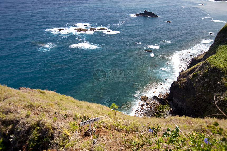 马 提拉悬崖山脉蓝色旅游旅行岩石小岛海岸图片