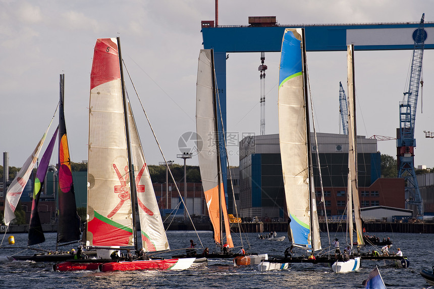 达亚马兰航行竞赛港口赛车桅杆帆船杯子海岸船舶码头图片