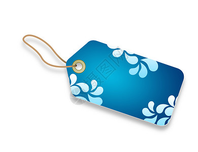价格标签插图钥匙船运营销钥匙扣零售购物漩涡纸板花朵背景图片