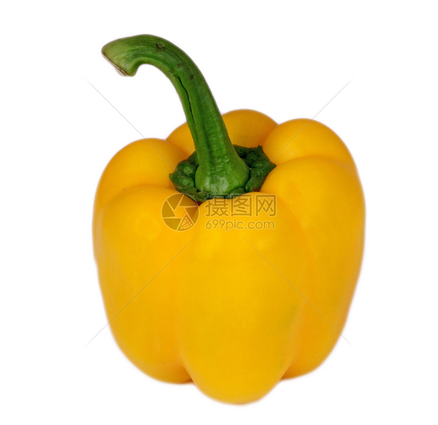 黄胡椒黄色植物饮食健康食物水果营养蔬菜图片