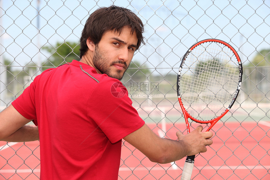 网球玩家娱乐爱好球拍法庭游戏闲暇运动图片
