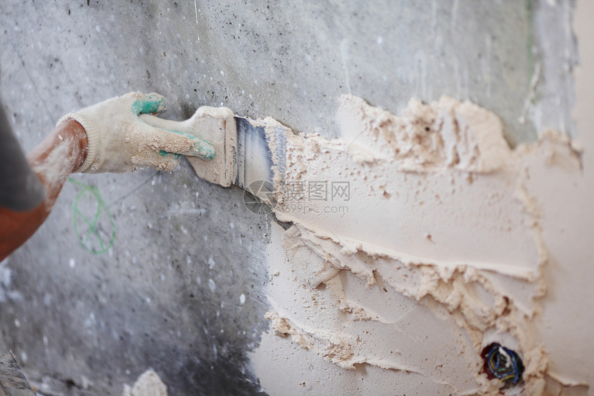 坐标对齐墙壁建造刀刃工艺泥水匠工人精加工职业维修地面建设者图片