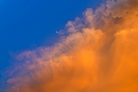 天日日落背景图片蓝天环保金子蓝色空气质量背景图片