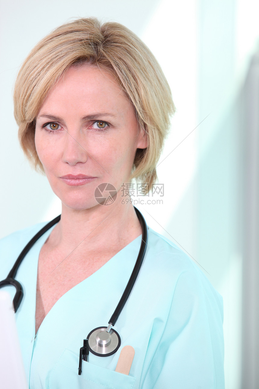 带听诊器的妇女擦洗医院医疗成人女性职业护士女士医生图片