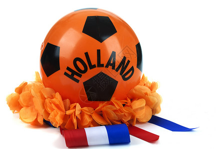 荷兰足球疯狂的荷兰乐趣联盟娱乐冠军旗帜世界比赛雕像传统工作室背景