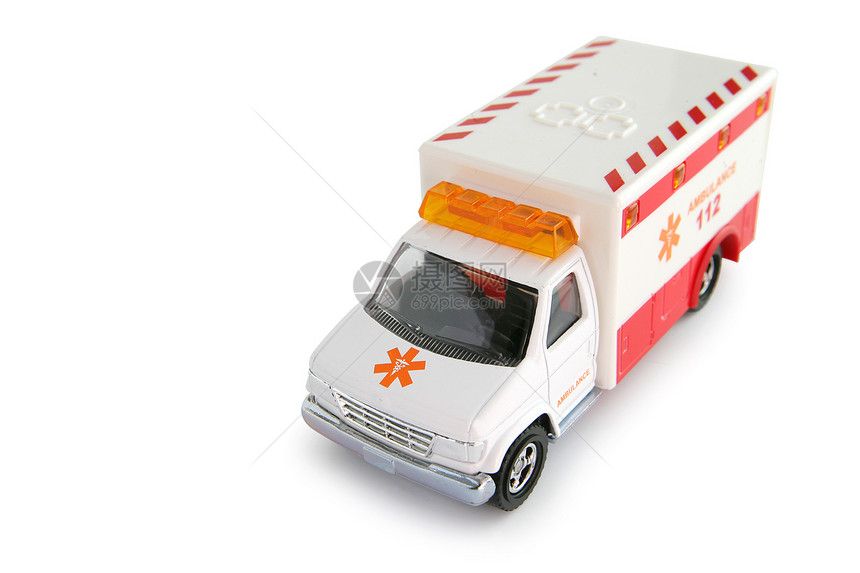 玩具救护车孩子金属药品红色医院压铸童年危险保险帮助图片