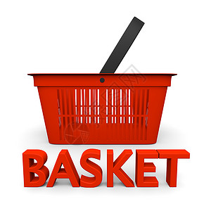 购物篮子符号背景图片
