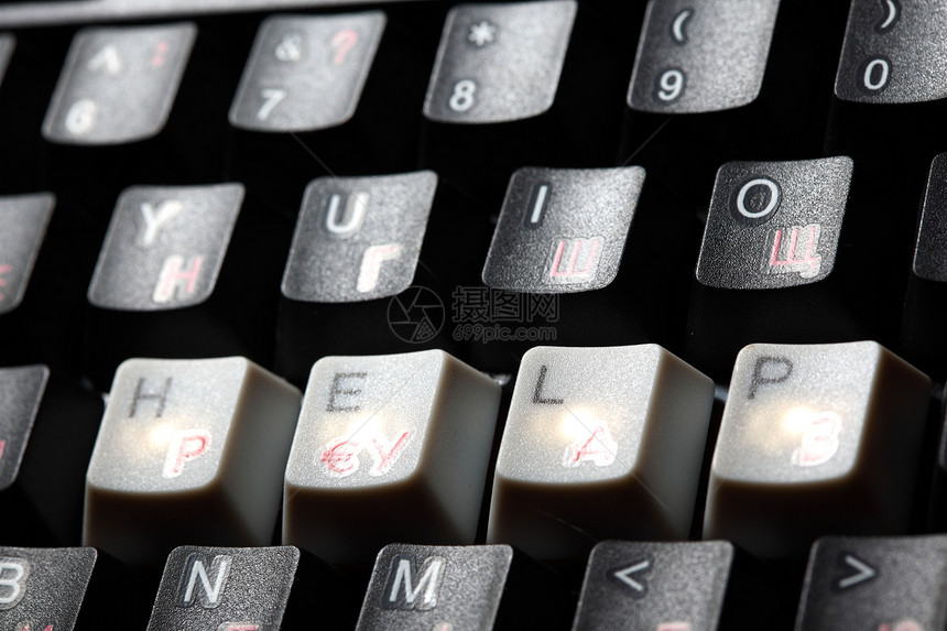 键盘帮助键网络数字办公室工作互联网界面电子灰色商业主页图片
