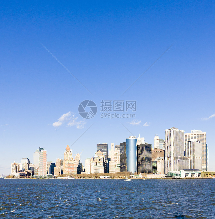 美国纽约市曼哈顿外观建筑物世界建筑学摩天大楼城市旅行建筑地标景观图片
