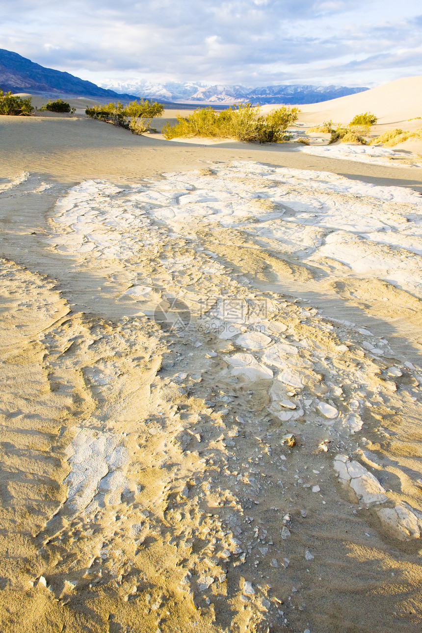 卡利福恩死亡谷国家公园水井沙沙沙沙沙丘位置山脉世界旅行流沙起伏沙漠干旱沙丘外观图片