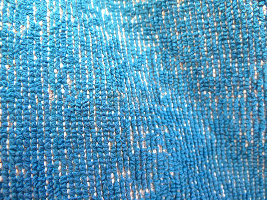 蓝蓝色纤维棉布纺织品材料图片