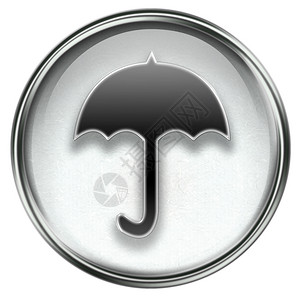 伞状图标灰色背景图片