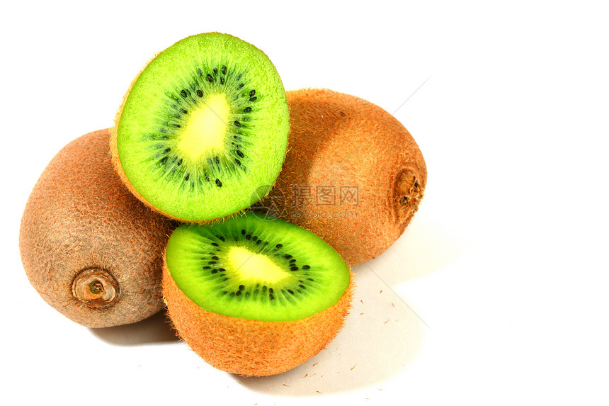与世隔绝的kiwi小吃沙漠美食饮食奇异果种子水果甜点团体热带图片