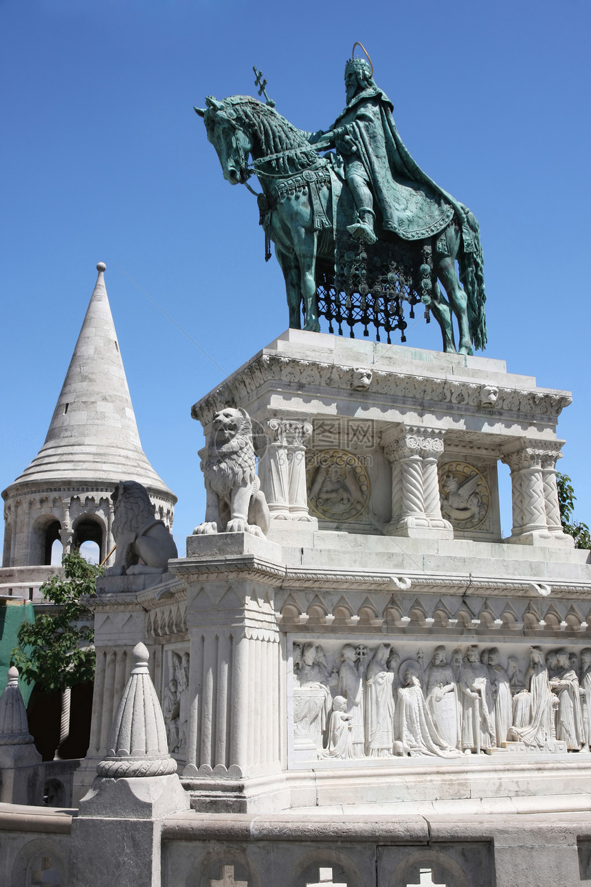 匈牙利 布达佩斯纪念碑建筑学雕塑皇帝堡垒城市国王历史性吸引力城堡图片