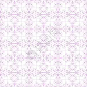 无缝裁缝花类模式叶子绘画墙纸创造力装饰插图紫色条纹背景图片