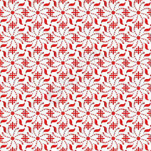 无缝裁缝花类模式叶子绘画条纹红色墙纸创造力装饰插图背景图片