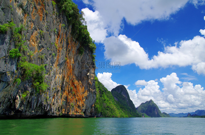 海和海海景海岸线岩石天堂海浪假期晴天情调旅行石头图片