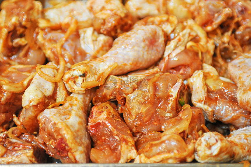 鸡肉肉沙什利克胡椒盘子油炸拼盘家禽烧烤课程草药午餐香料图片