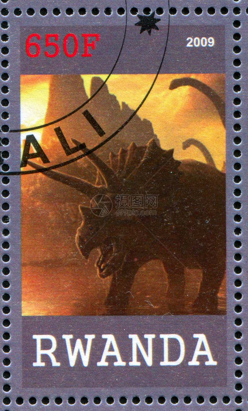 恐龙集邮侏罗纪邮票牙齿明信片邮戳邮件邮资海豹古董图片