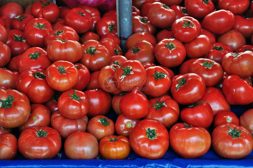 新鲜西红番茄蔬菜背景图片
