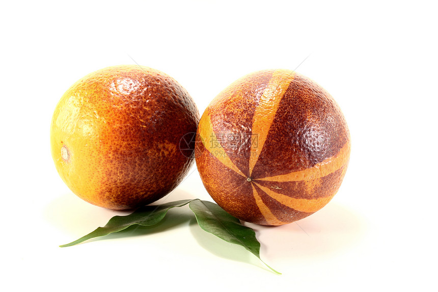 鲜血橙色水果橙子果汁橙汁叶子热带图片