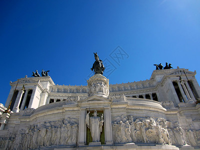 罗马 维克托·伊曼纽尔纪念碑背景图片