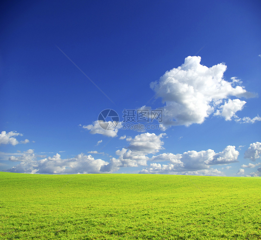 字段植物风景天空全景土地天气草地阳光场地远景图片