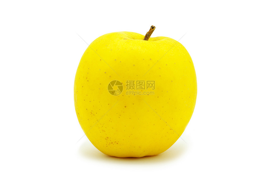 苹果黄色水果白色食物甜点图片