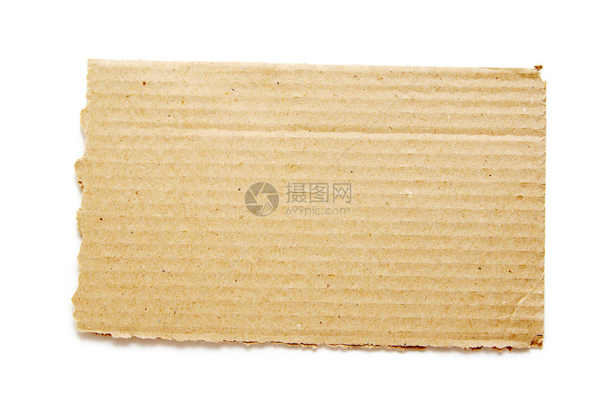 纸板回收宏观纸盒白色风化木板脊状肋骨棕色材料图片