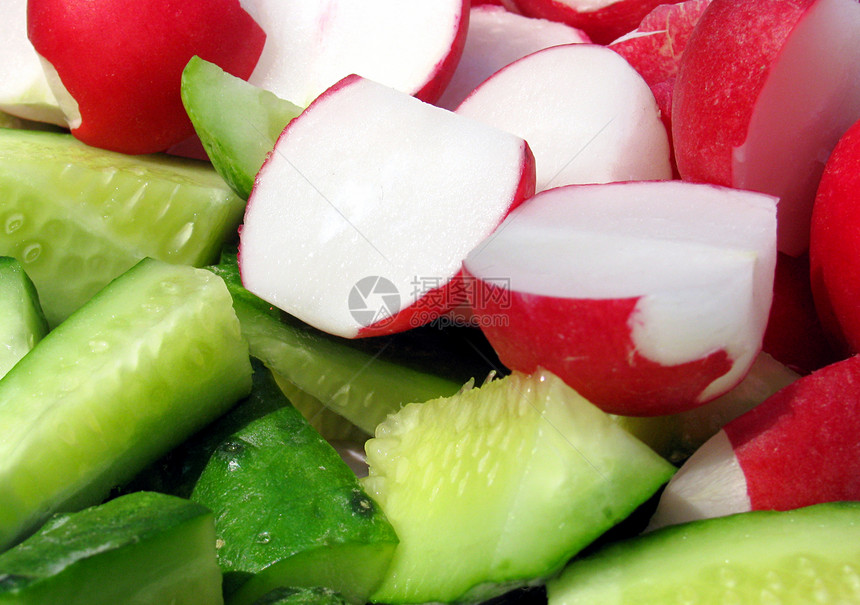 素食食品萝卜维生素营养黄瓜饮食绿色蔬菜早餐午餐烹饪图片