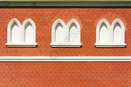 砖砖墙建筑学古董石头框架建筑红色窗口石工空白窗户背景图片