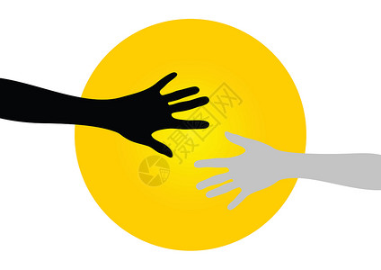 双手橙子手指烙印社会商业竞赛插图回合交际模仿设计图片