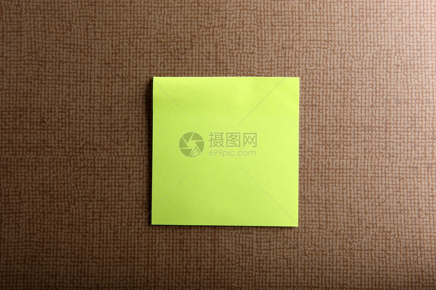 粘性笔记黄色备忘录文档办公室床单软垫笔记纸邮政木板商业图片