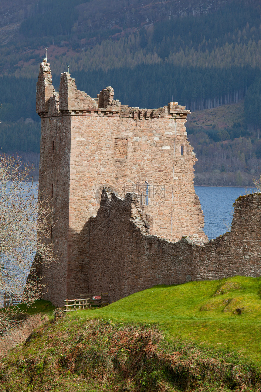 苏格兰厄库哈特城堡图片