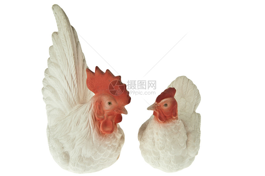 尼斯陶瓷鸡制品庆典母鸡季节性农场传统陶瓷数字纪念品公鸡图片