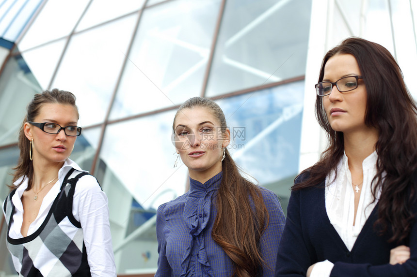 户外企业工作人士人脸白色生意朋友们女性会议眼镜棕色图片