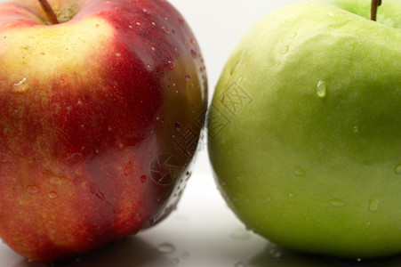 白色背景上的苹果颜色植物作品购物农业果实维生素水果食物圆形背景图片
