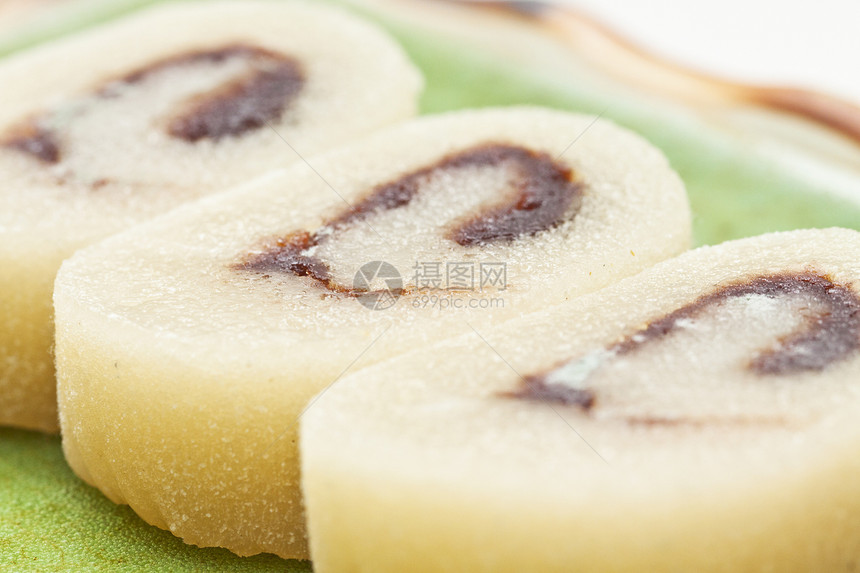 中国香蕉卷甜点美味美丽水果宏观美食午餐植物菠萝叶子食物图片