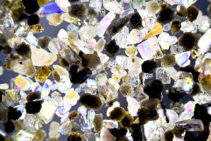沙粒矿物学纹理矿物光学光谱粮食石头照片矿物质极化图片