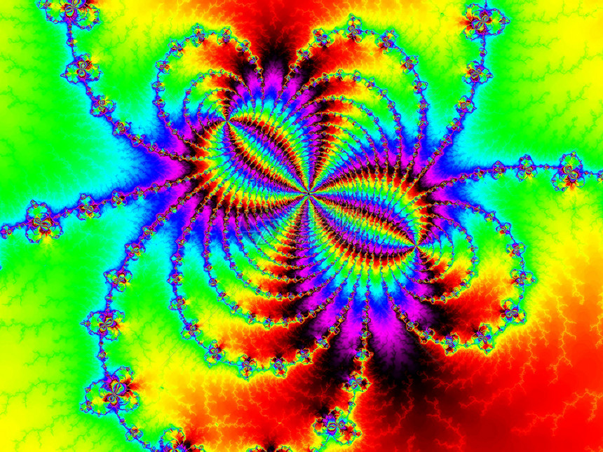 分形算法光谱插图频谱迭代图像渲染理论数学电脑图片