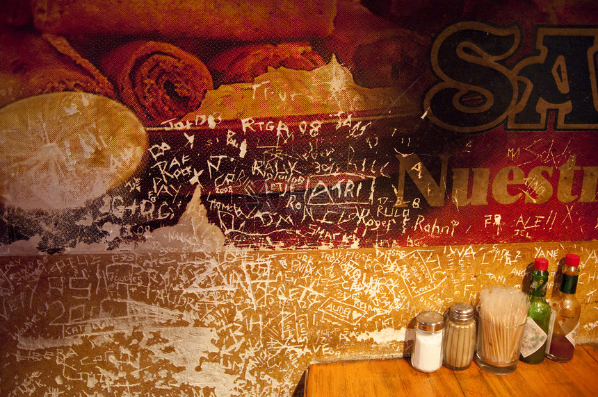 涂鸦装饰艺术茶杯香料绘画餐厅腐蚀胡椒图片