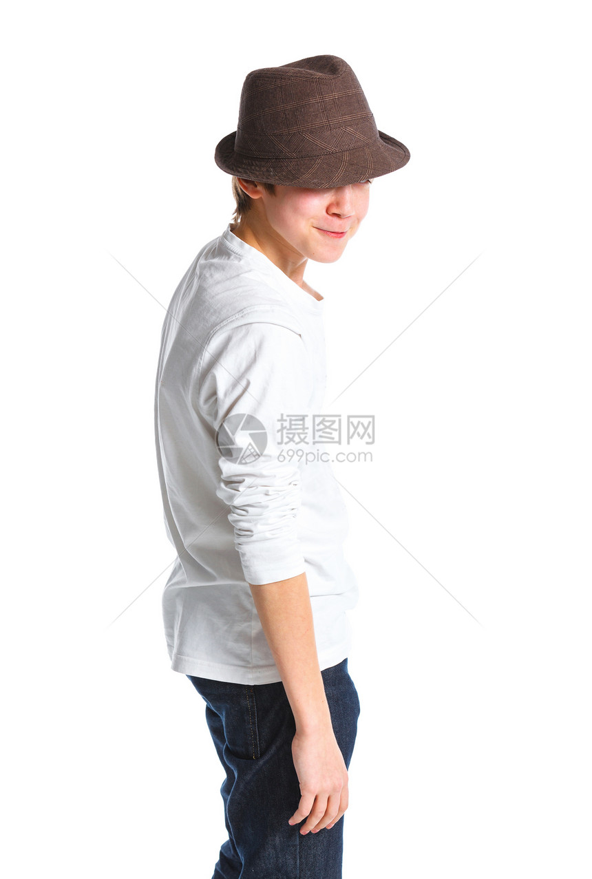 时装男孩青少年衬衫季节男性男生孩子工作室手臂白色橙子图片