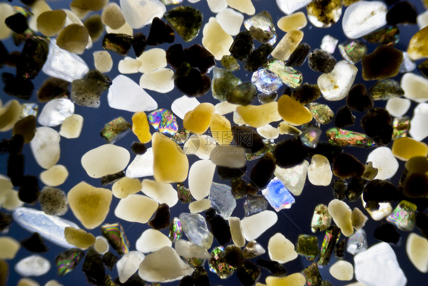 沙粒矿物学矿物光谱极化火山矿物质光学石头显微镜纹理图片